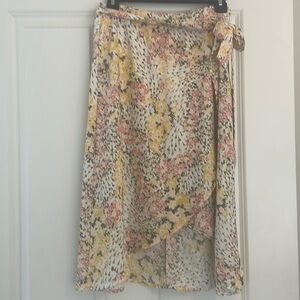 LOFT Petite Wrap Skirt